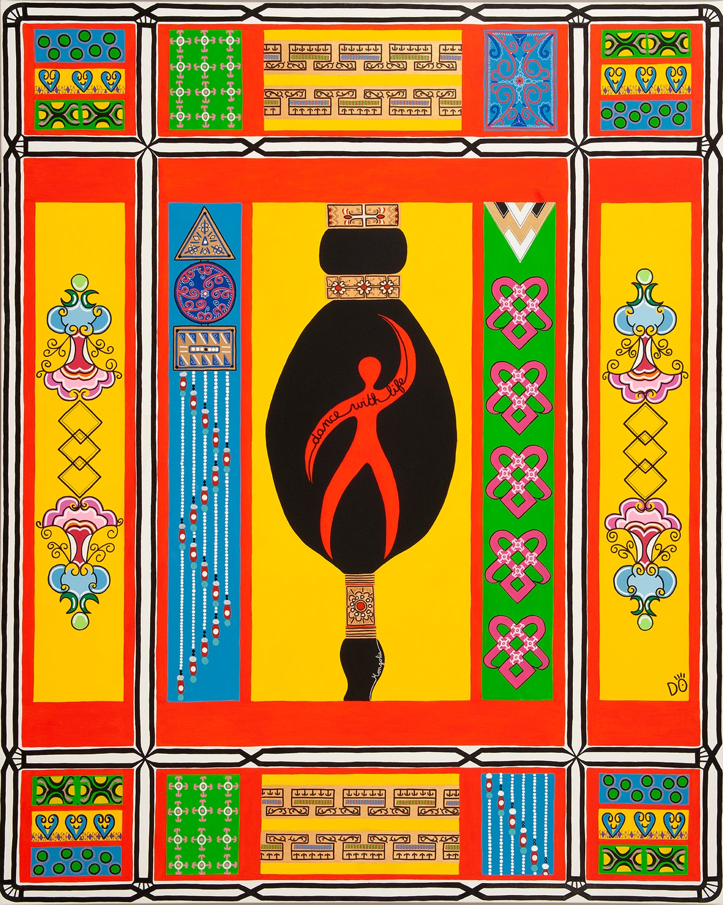 Dance with life, Mongolia, 132 x 160