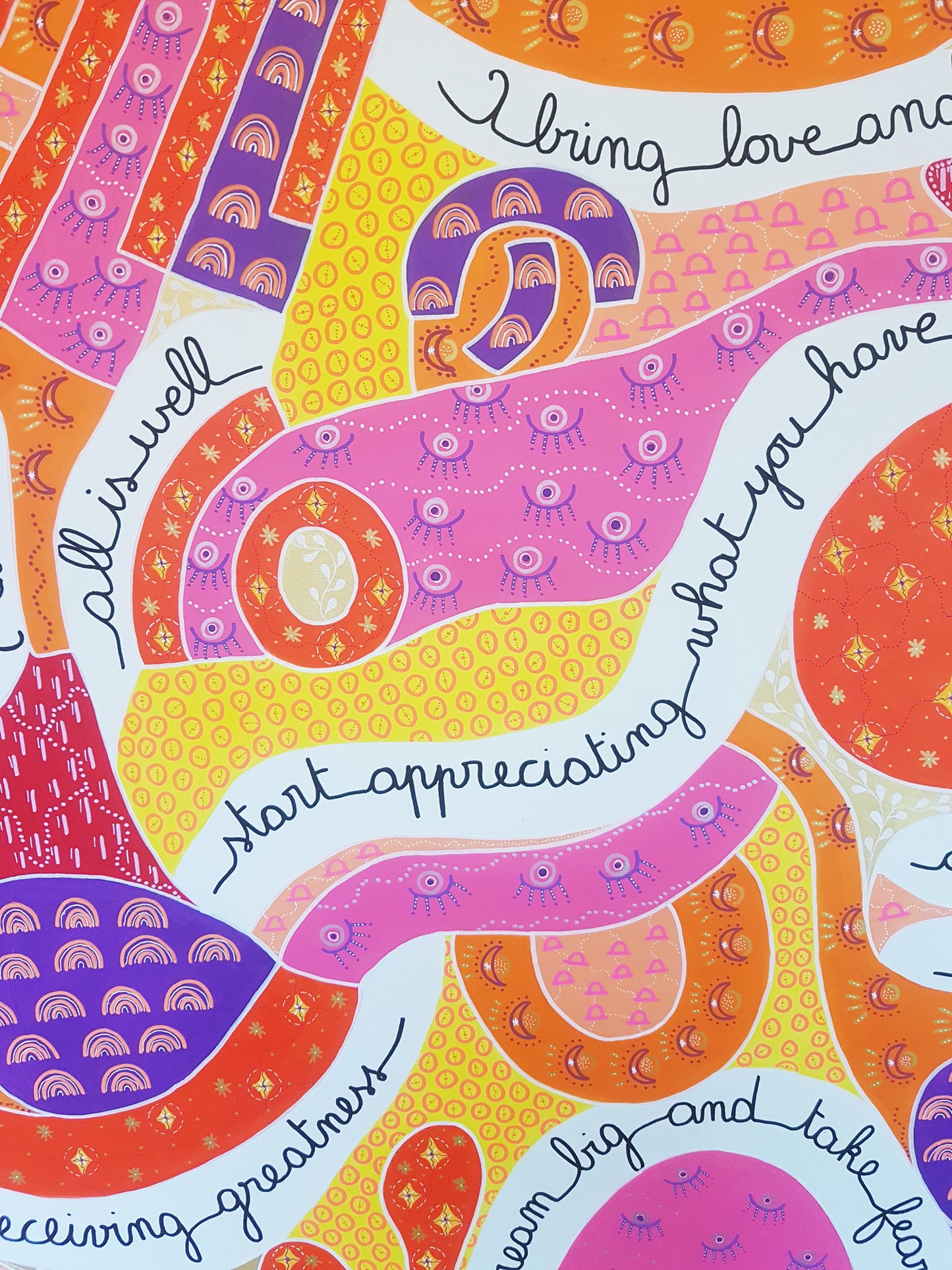 Be a super attractor, 132 x 160 cm