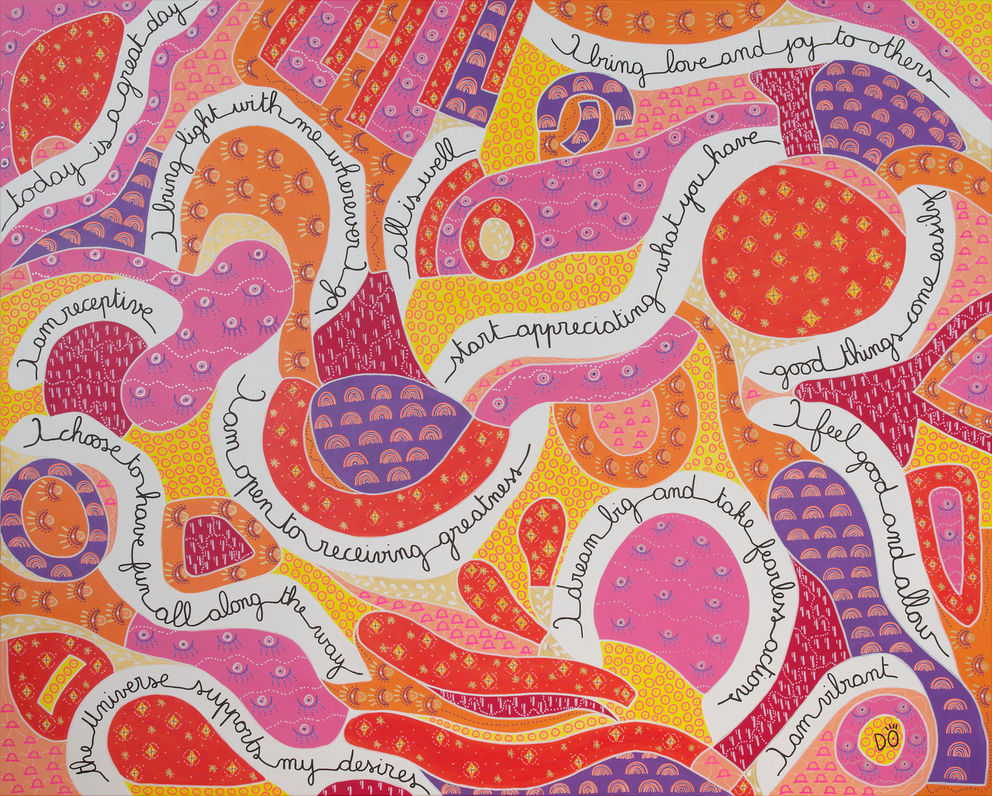Be a super attractor, 132 x 160 cm