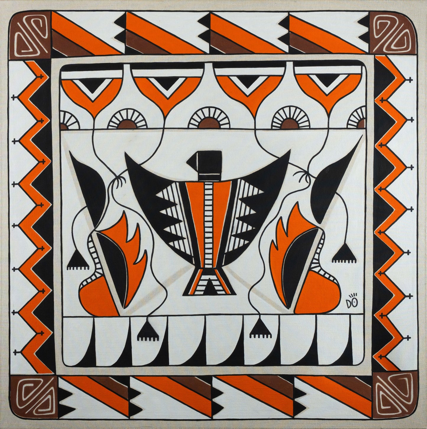 Flying Beyond the Horizons – Original Painting, 120 x 120 cm