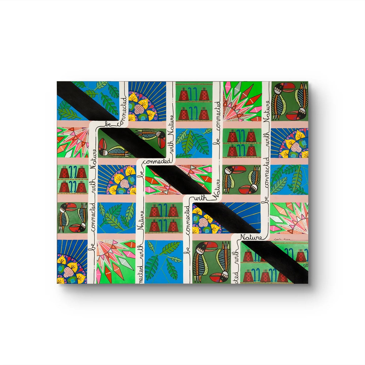 Be connected with nature, Costa Rica – Original Painting, 132 x 160 cm