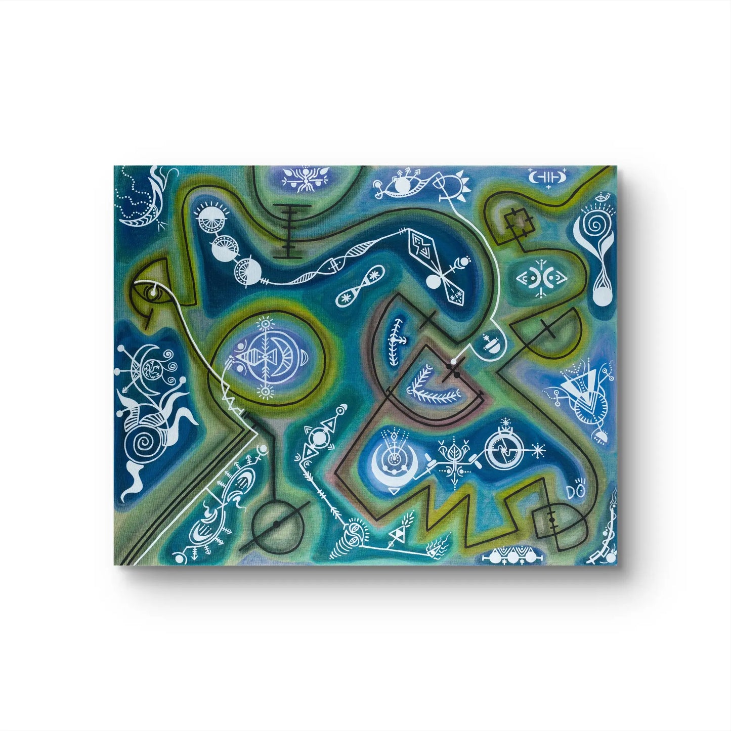 The Music of The Moon – Original Painting, 80 x 100 cm