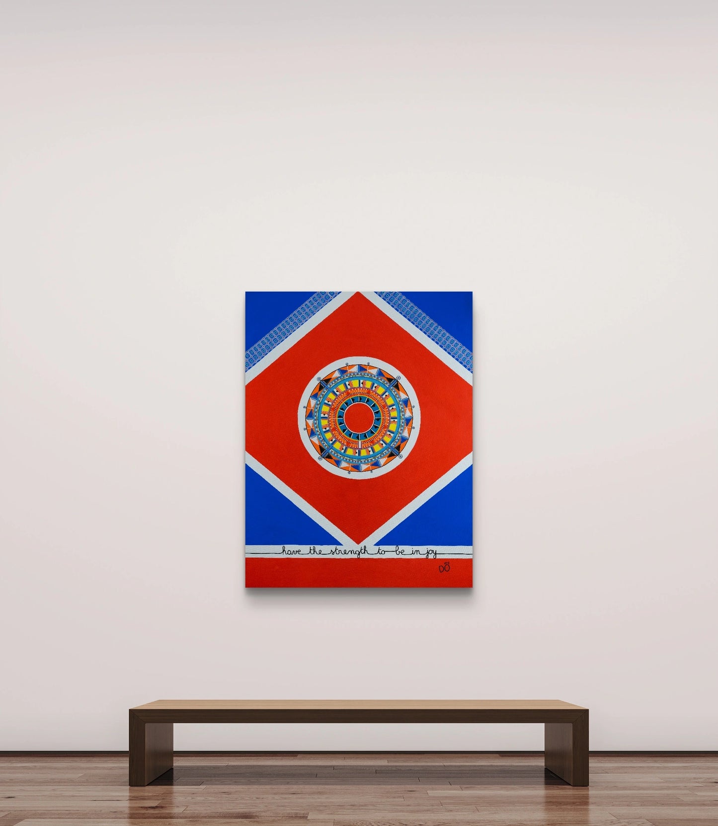 Have the Strength to Be in Joy, Maasai – Original Painting, 89 x 116 cm