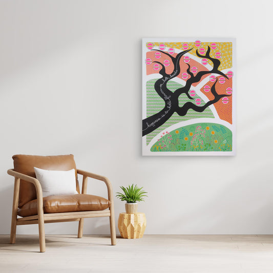 Happiness is to hold flowers in both hands, Japan