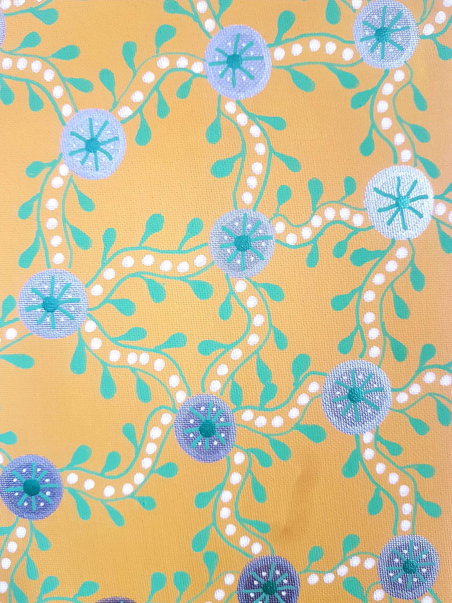 Happiness is to hold flowers in both hands, 132 x 160 cm