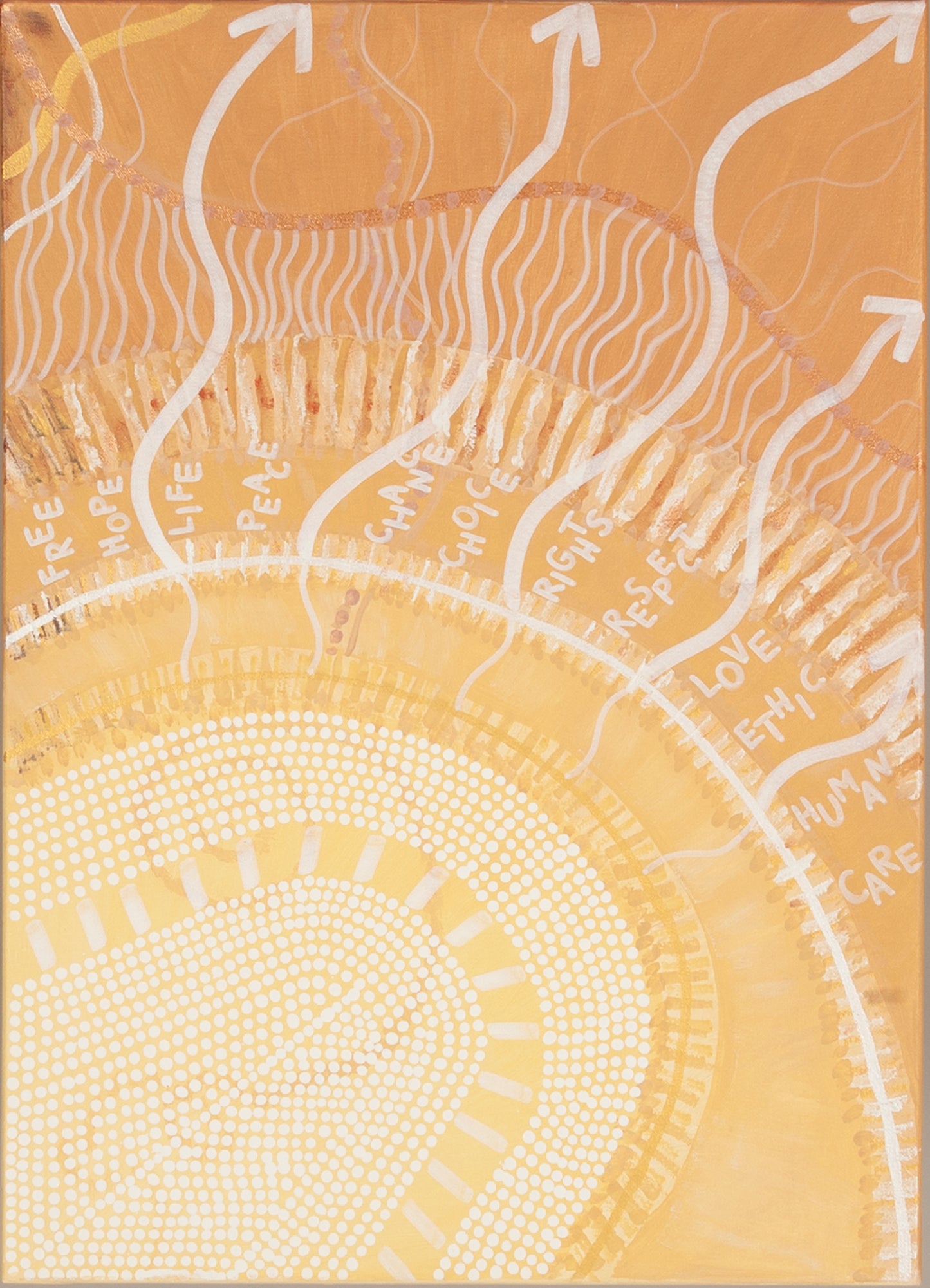 Light and shadow, both canvases – Original Paintings, 100 x 70 cm