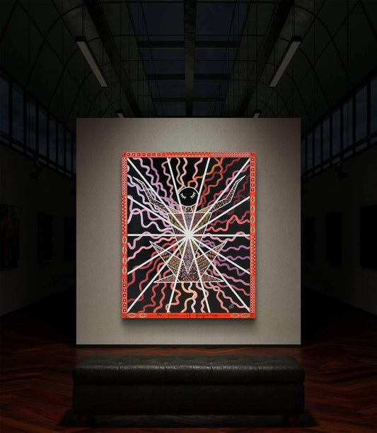 The power of forgiveness, Rwanda – Original Painting, 32x160