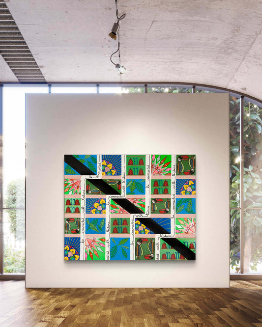 Be connected with nature, Costa Rica, 132 x 160 cm