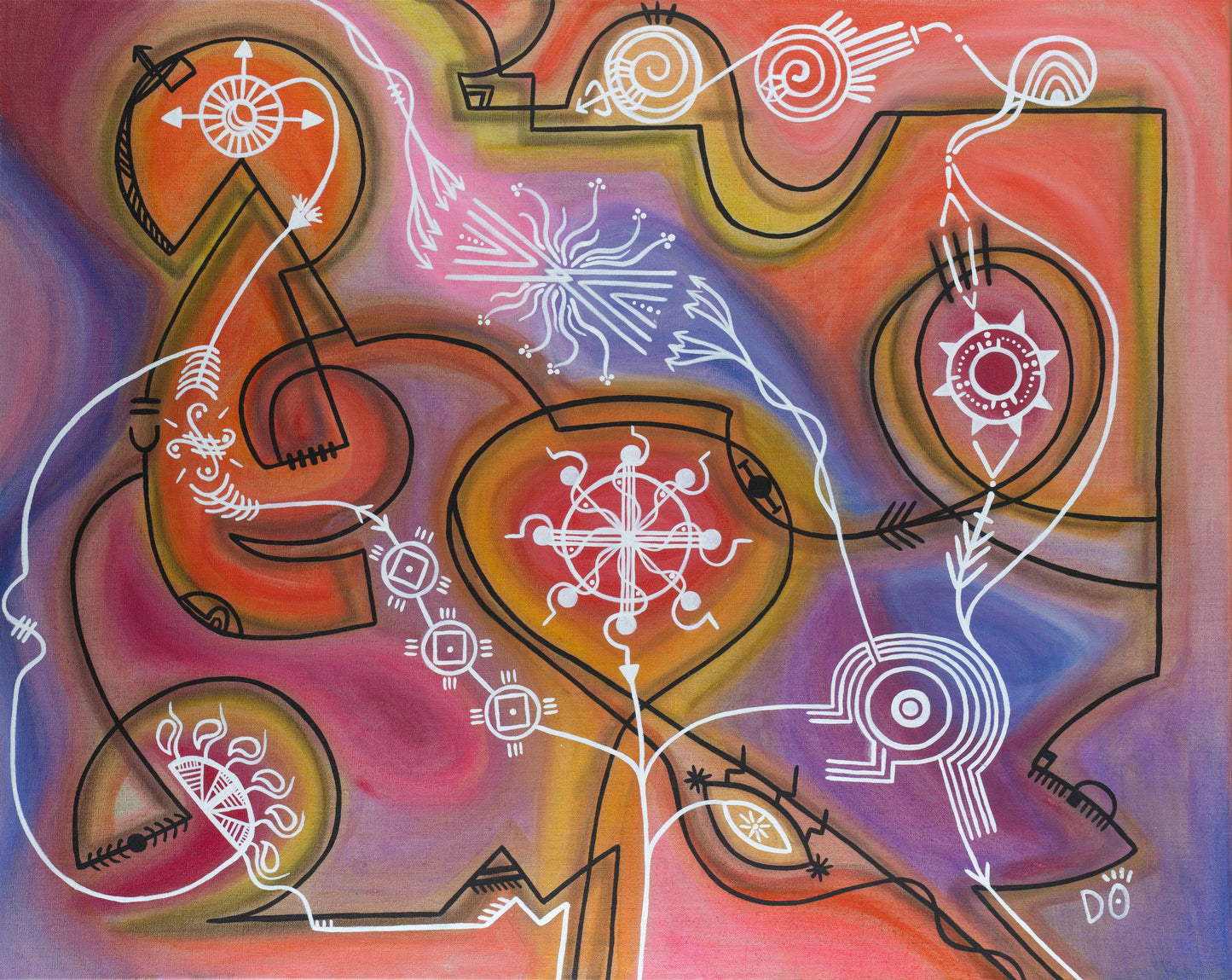 Imagine the World without the Sun – Original Painting, 80 x 100 cm