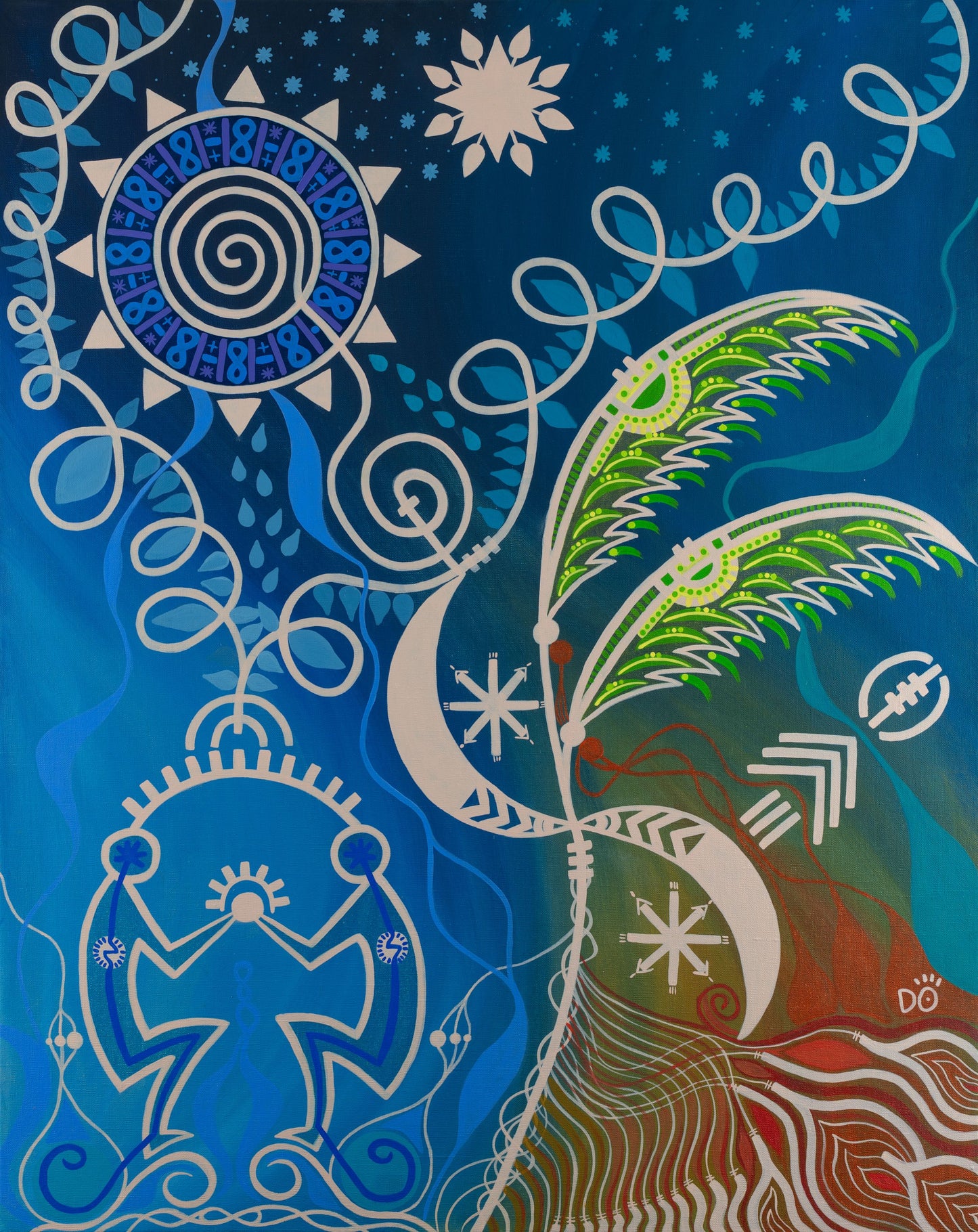The Lovers of Humanity – Original Painting, 80 x 100 cm