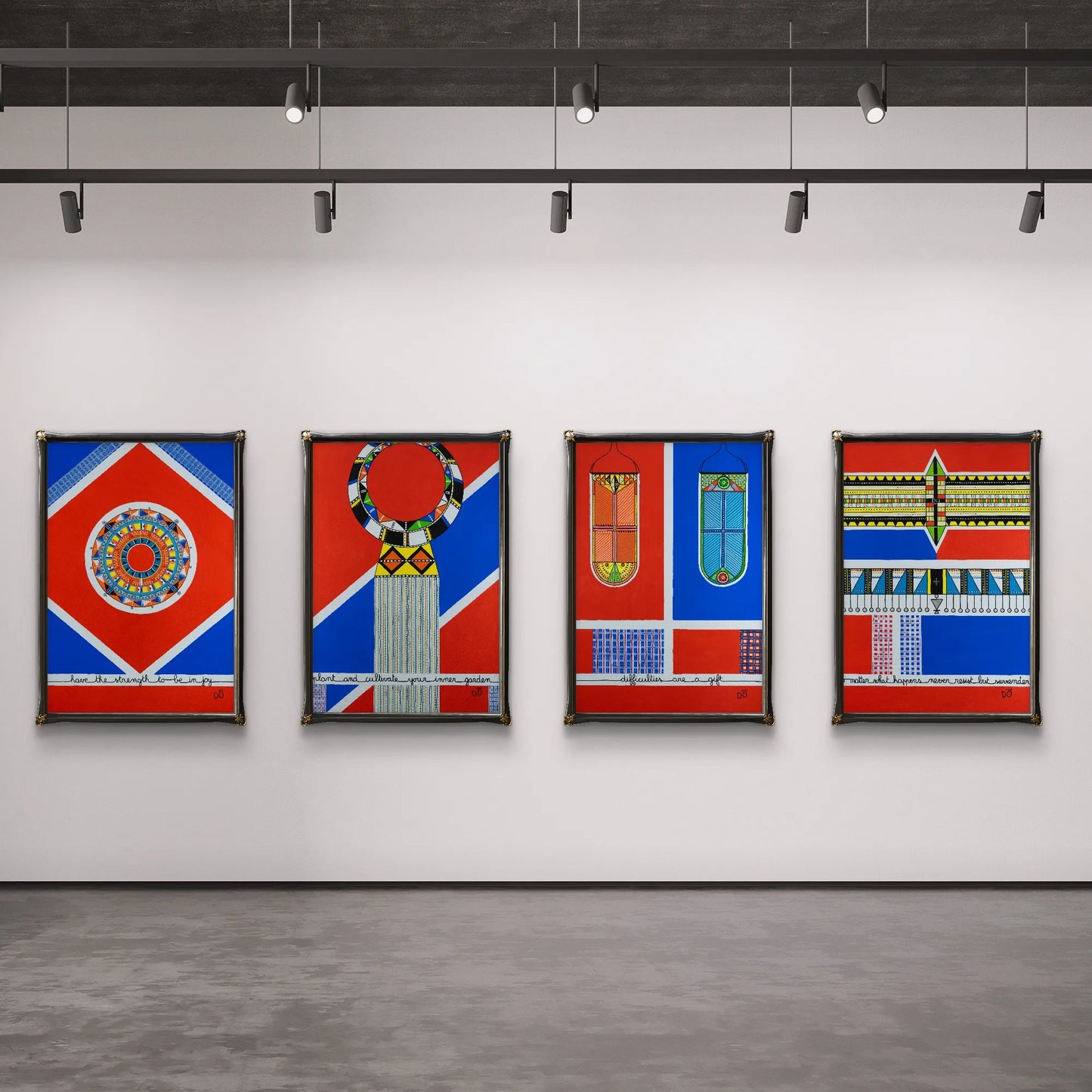 Plant and Cultivate Your Inner Garden, Maasai – Original Painting, 89 x 116 cm