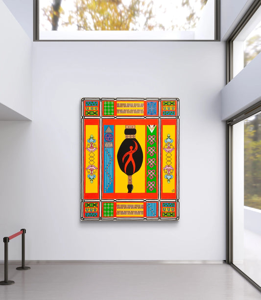 Dance with life, Mongolia – Original Painting, 132 x 160