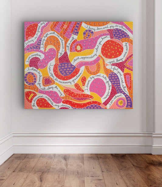 Be a super attractor, 132 x 160 cm