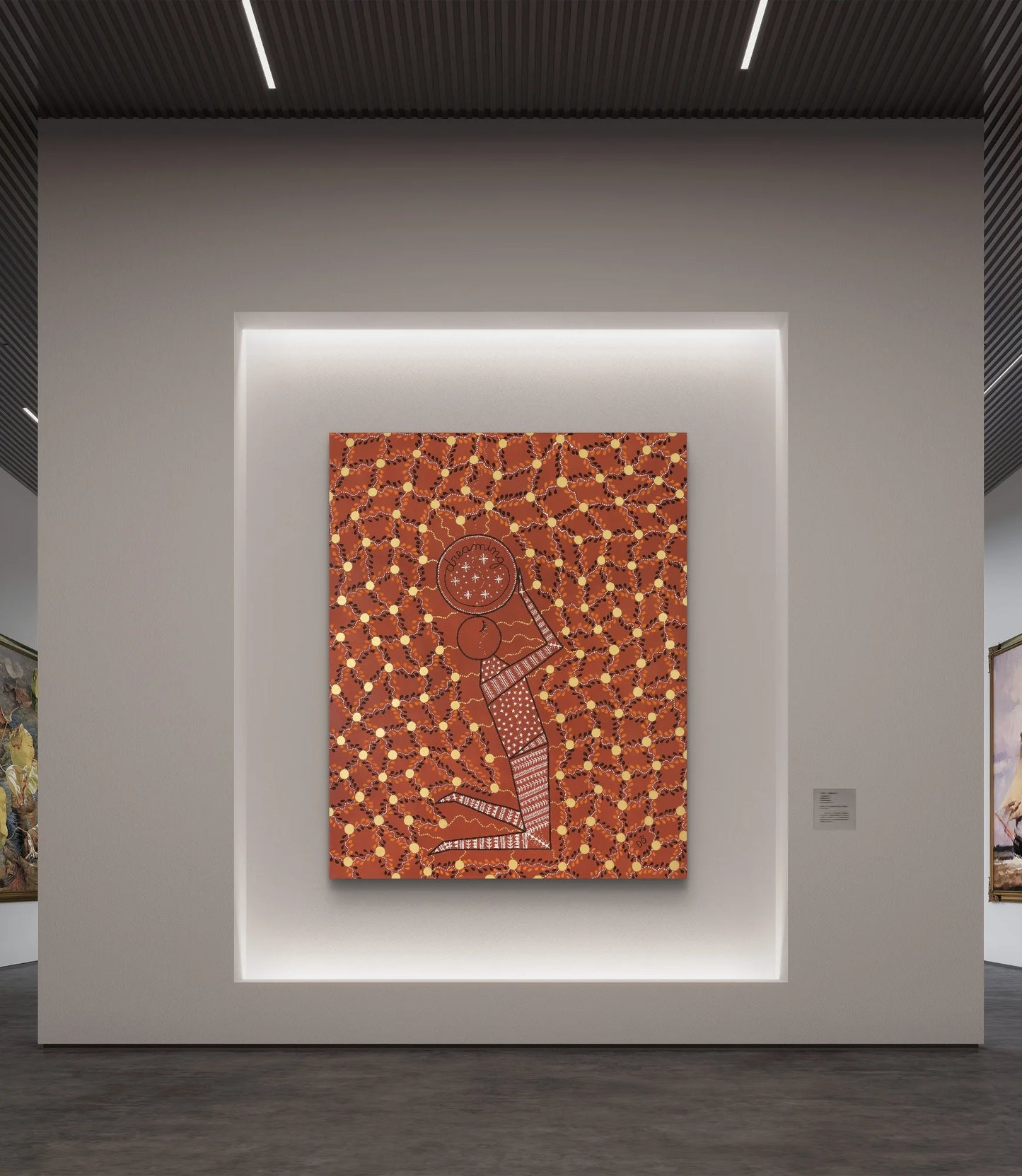 Dreaming, – Original Painting, 132 x 160 cm