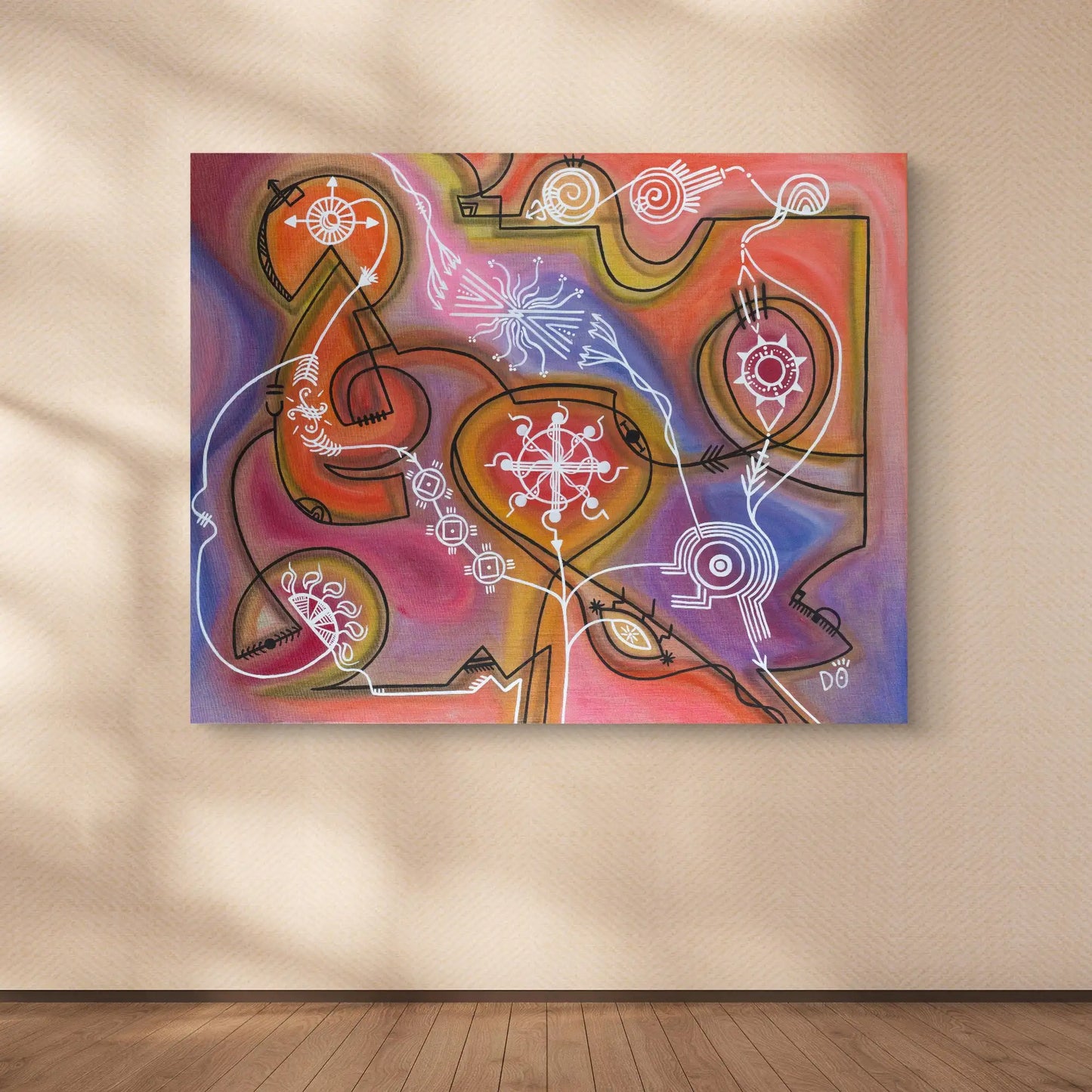 Imagine the World without the Sun – Original Painting, 80 x 100 cm