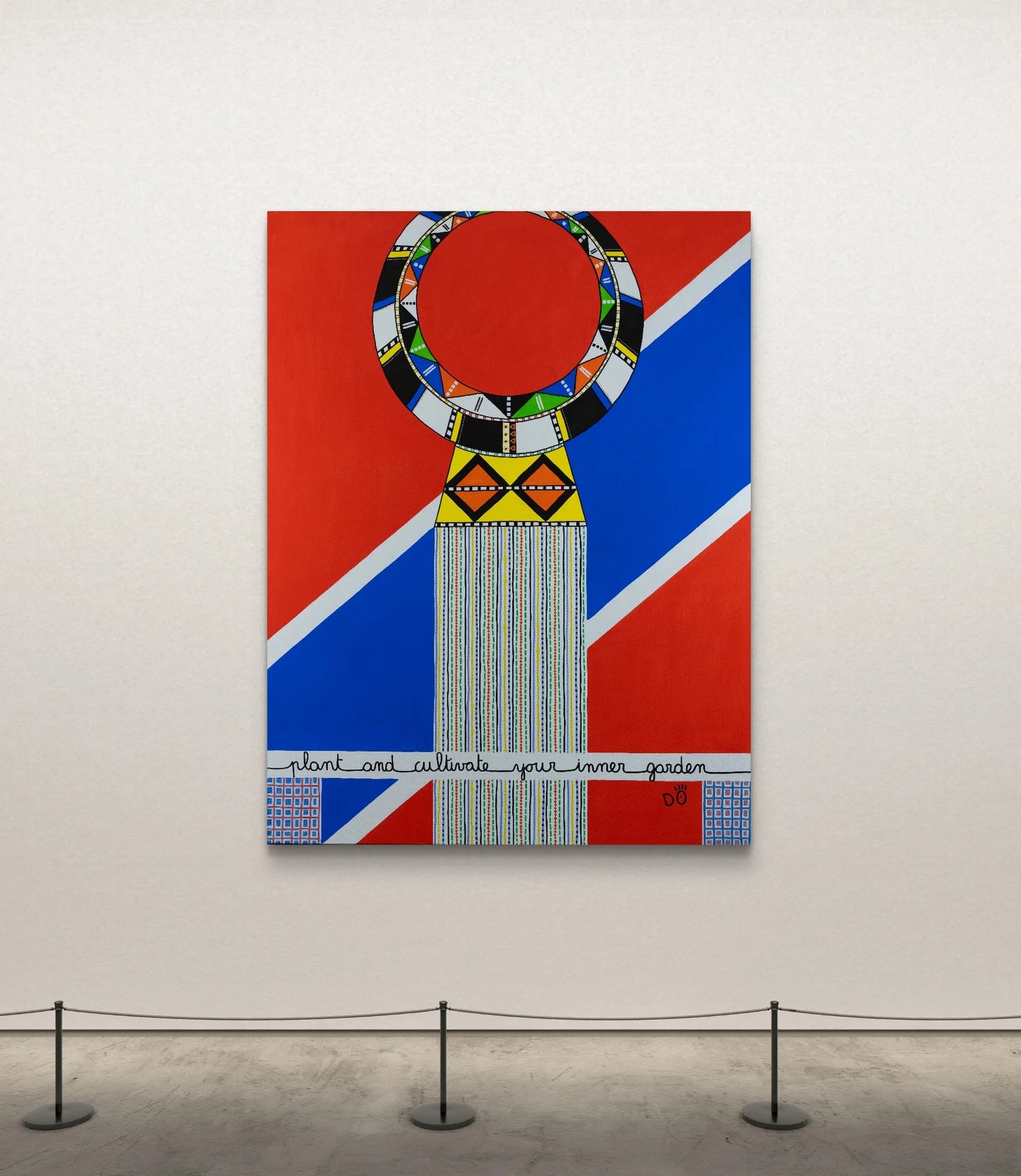 Plant and Cultivate Your Inner Garden, Maasai – Original Painting, 89 x 116 cm