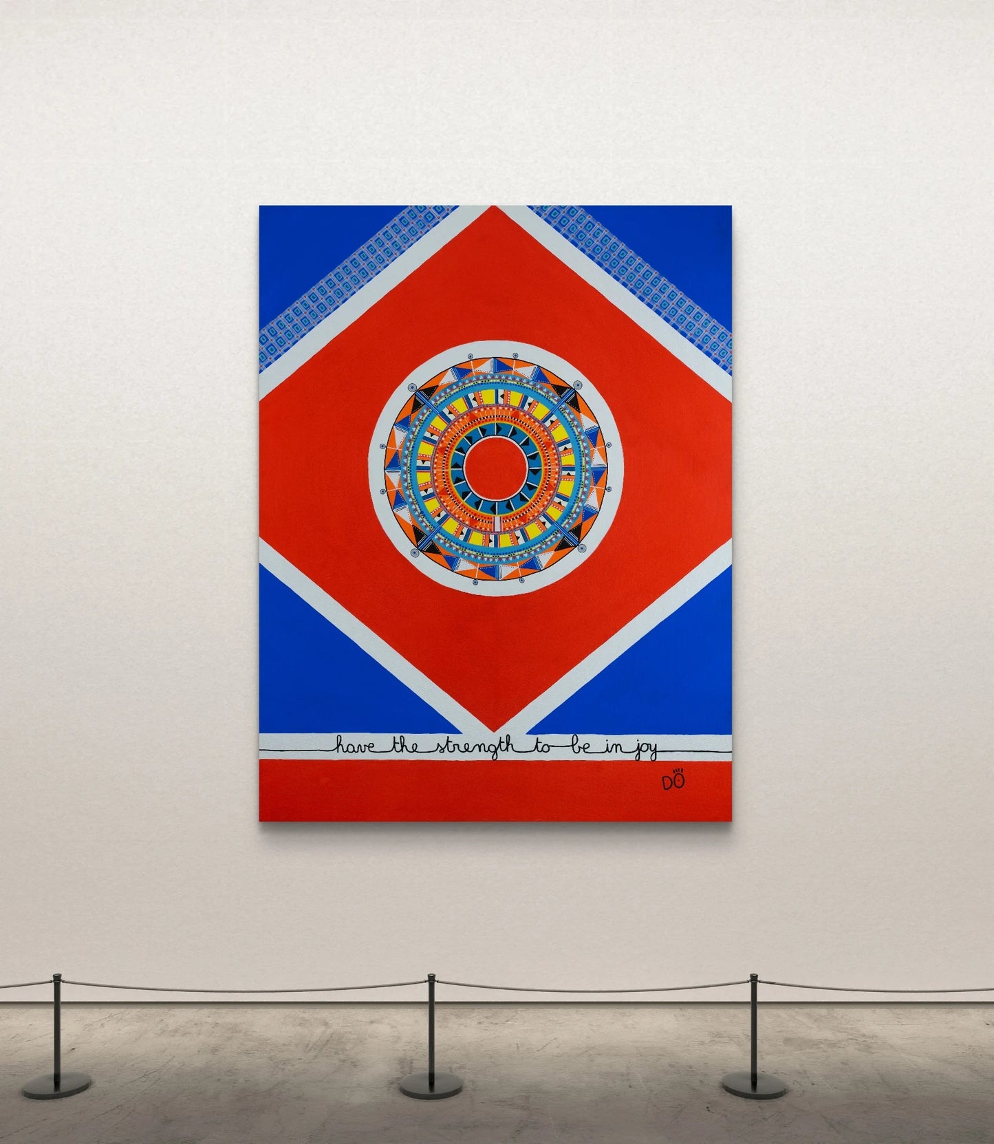 Have the Strength to Be in Joy, Maasai – Original Painting, 89 x 116 cm