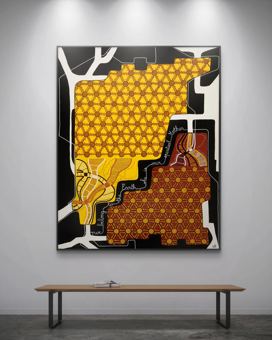 Spiritual Mother, Australia – Original Painting, 132 x 160 cm