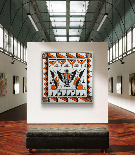 Flying Beyond the Horizons – Original Painting, 120 x 120 cm