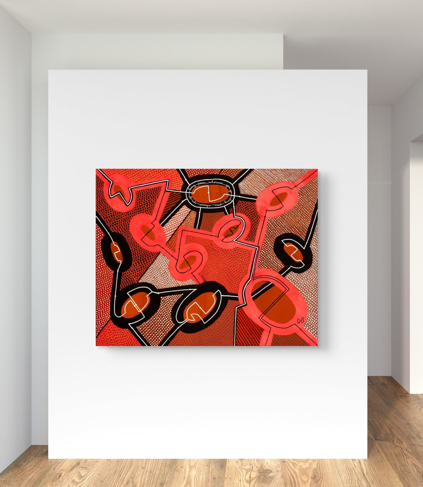 Bring peace wherever you go, 80 x 100 cm