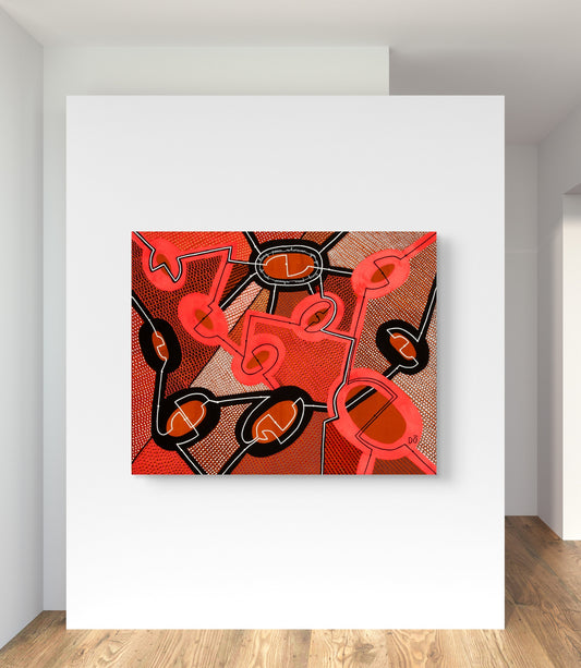Bring peace wherever you go, 80 x 100 cm